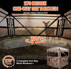 Hunting Blind 270 360 See Through Ground Blind  Pop Up Deer Blind 2 3 4 Person 