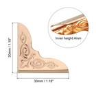 30mm Metal Book Corners 50pcs Photo Corners Book Corners Protector rose Gold