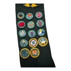 Vintage Girl Scout Dash With Badges And Pins