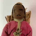 Vintage Doll Folk Art Guatemalan Man 8  Handcrafted In Guatemala 1970 s