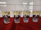Vintage Juice Glasses 4 Oz  Set Of Four And Water Glasses 12 Oz  Set Of Two