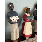 4 Folk Art Americana Figural Vintage Candles