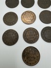 1859 Canada Large Cent Lot Of 10    Nice 