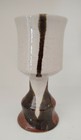 Studio Art Pottery Vase Artisan Handmade Wheel Thrown Metallic Cup Votive Holder