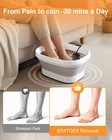 Ionic Foot Bath Detox Machine foot Soak Tub With 2 White 