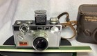 Rare Vintage Argus Golden Shield 35mm Camera Leather Case Strap   Flash Clean