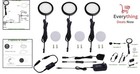 Under Cabinet Led Puck Light Kit Warm White Touch Dimmer Switch 3-pack Kitchen