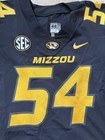 Game Worn Men s Nike White Missouri Mizzou Tigers Used Football Jersey Sz 44  54