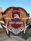 New Harley Davidson Eagle Patch - 12  Motorcycle Jacket Back Embroidered Patch
