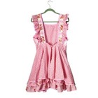 Strawberry Shortcake Vintage Handmade Apron Cottagecore Kawaii Dress Pink
