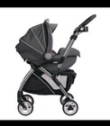Graco Snugrider Elite Car Seat Carrier Lightweight Frame Travel Stroller - Black