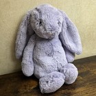 Jellycat Bashful Bunny 12  Mixed Lot Of 2 Plush Pre Owned Viola Purple
