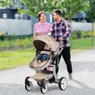 Costway 2-in-1 Baby Stroller High Landscape Infant Stroller W  Reversible Seat