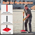8  X 8  Steel Tamper Tool  48  Long Handle Heavy Duty Hand Compactor For Soil  G