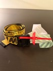 Off-white Men Yellow Industrial Logo Buckle Woven Belt One Size    