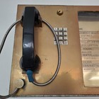 Vintage Retro Brass Phone Entry Intercom System W  Armored Cord   Directory Rare