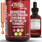 Clean Nutra Berberine Liquid Drops     2-pack With Ceylon Cinnamon     Made In Usa