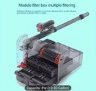  aquarium Hang-on Filter 8 Watts 10-30 Gallons With Skimmer  free Shipping