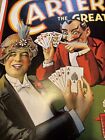 Carter The Great Beats The Devil Original Vintage Litho Poster