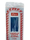 12  Vintage Bryco Chenille Kraft Stems Pipe Cleaners 100 Per Pack Blue Craft