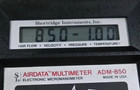 Shortridge Adm-850 Airdata Multimeter Micromanometer Flow Hood Air Balance Usa