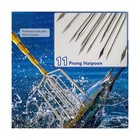 11 Prong Harpoon Gaffs Barbed Diving Spears Gig  Hunting Fish Gig Fork Hook W   