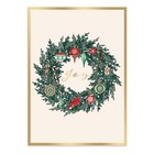 Vintage Wreath Boxed Holiday Cards Set Of 12  50509 