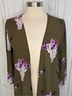 Fantastic Fawn Floral Texas Longhorn Half-sleeve Chiffon Kimono  O s