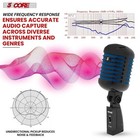 5core Vintage Microphone Classic Dynamic Professional Xlr Studio Retro Style Mic