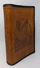 Hand Tooled Bible Cover Leather Embossed Laced Christian Angel Cross Holy