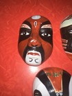 Vintage Set Of 5 Porcelain Mini Chinese Opera Masks