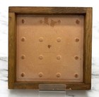 Vintage Italian Tile In Wood Frame Beautiful Multicolor Floral Mid-century Decor