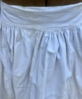 Antique Victorian White Quilted Cotton Petticoat