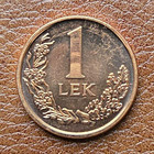 Albania 1 Lek 2013 Uncirculated Km  75a Republika E Shqiperise Pelican