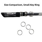 T0 47inch Small Key Rings Bulk - 200 Pcs Split Rings For Keychains  Diy 12mm