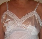 Vanity Fair Nylon W  Rosette Lace Full Slip Everyday Layers Tagless  10103 Sz 38
