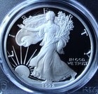 1992-s 1oz Silver American Eagle Dollar - Pcgs Pr 70 Dcam