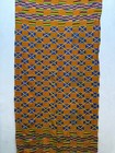 Vintage Stunning Hand Woven African Ewe Kente Cloth Textile 200x107 Cm