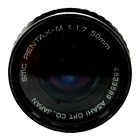 Vintage Smc Pentax-m 1 17 50mm Asahi Opt  Co  Japan Camera Lens