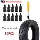 10pcs Car Tubeless Vacuum Tyre Puncture Repair Kit Screw Nails Tire Patch Plug