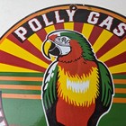 Vintage Polly Motor Oil Sign - Porcelain Advertisement Gasoline Pump Sign