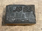 Printing Letterpress Printers Block Antique Car   Jalopy Auto  1101 