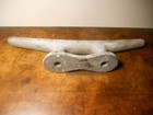 Vintage Ship Rope Rigging Cleat Boat Powder Blue Paperweight Nautical Old