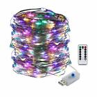 7-30m 50 100 200led Copper Wire Party Usb Twinkle Led String Fairy Lights Remote