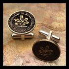 New Cufflinks Vintage World      Foreign Euro Coin Deutschland 5 Pfennig B06