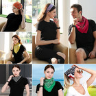 Bandana 100  Cotton Paisley Print Scarf Head Wrap Neck Headband For Men   Women