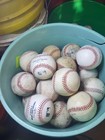 Lot Of 50 Great  Leather Used  Baseballs Mixed Brands  Rawlings Wilson Etc