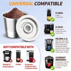 4-pk Stainless Steel Reusable K Cup Coffee Filters For Keurig 1 0