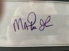 Magic Johnson Signed Autographed Index Card   Photo 8x10 Framed 11x14 Coa Lakers