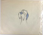 Disney 101 Dalmatians  1961  Original Production Animation Drawing The Colonel
